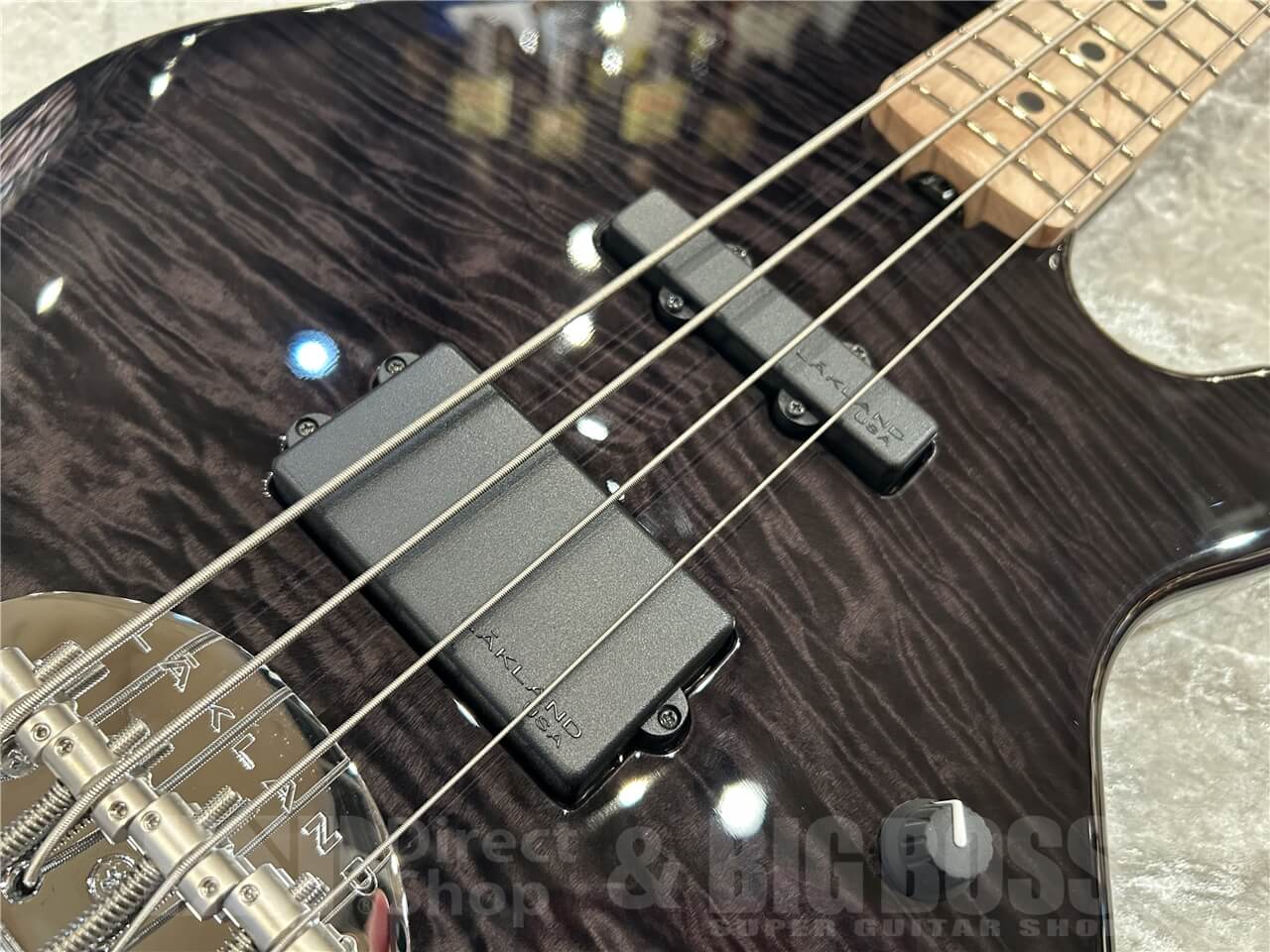 【即納可能】Lakland（レイクランド）SL44-94 Deluxe / Black Translucent / Maple FB 仙台店 - 3
