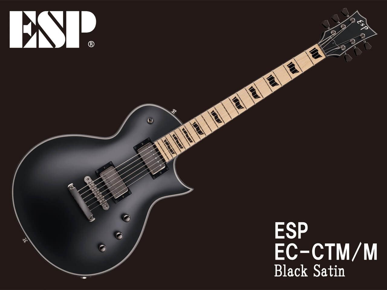 【受注生産】ESP(イーエスピー) EC-CTM/M (Black Satin)