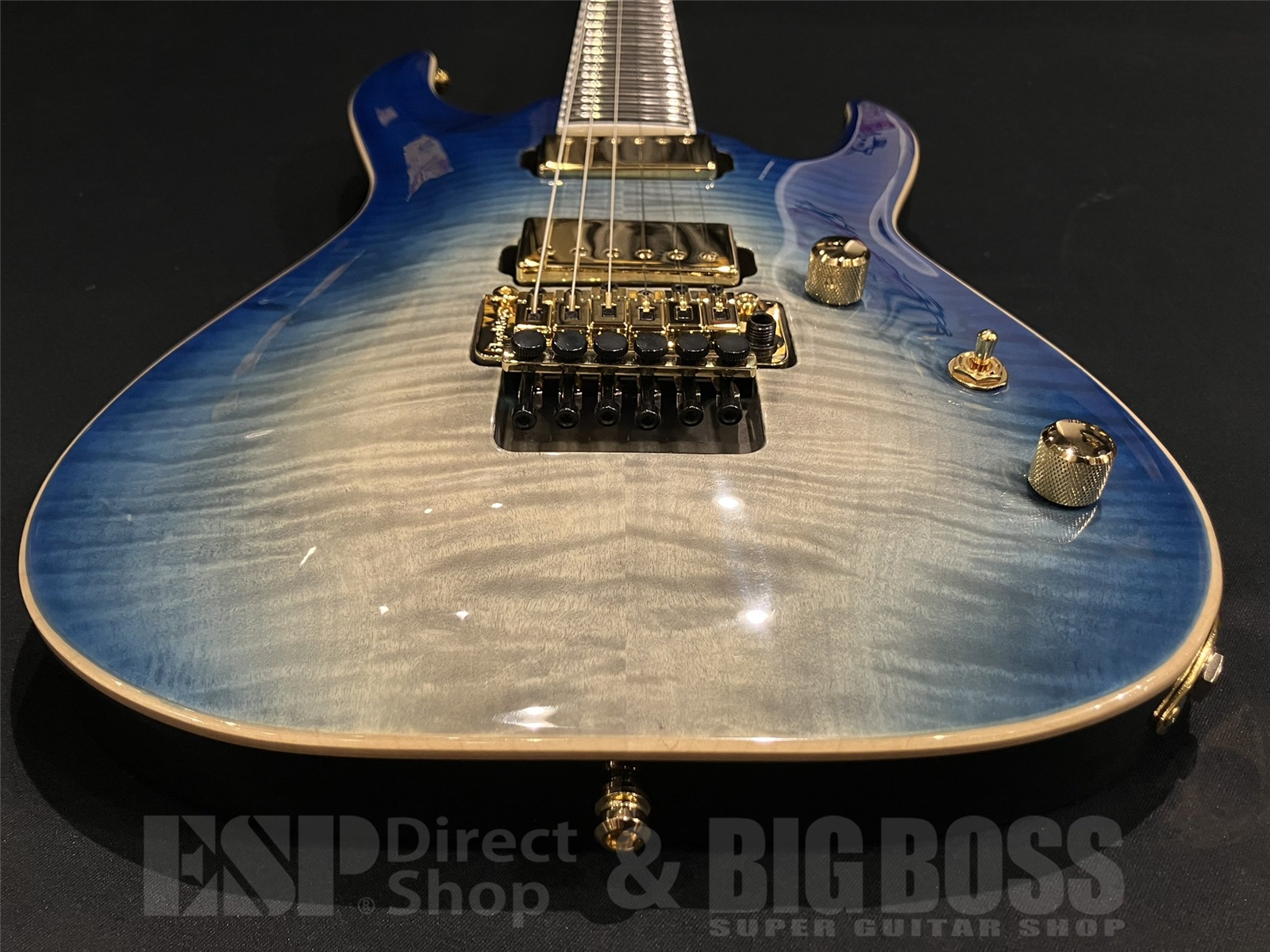 【即納可能】EDWARDS(エドワーズ) E-HORIZON-CTM 50TH / Black Aqua Burst C / Blue Pearl Back 京都店 - 7
