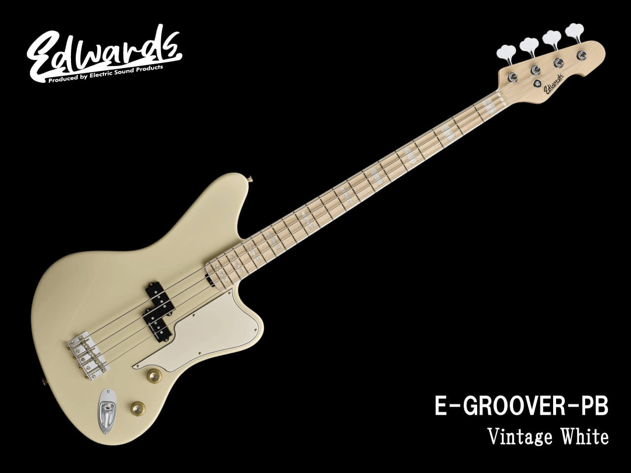 受注生産】EDWARDS(エドワーズ) E-GROOVER-PB (Vintage White) | 【ESP 