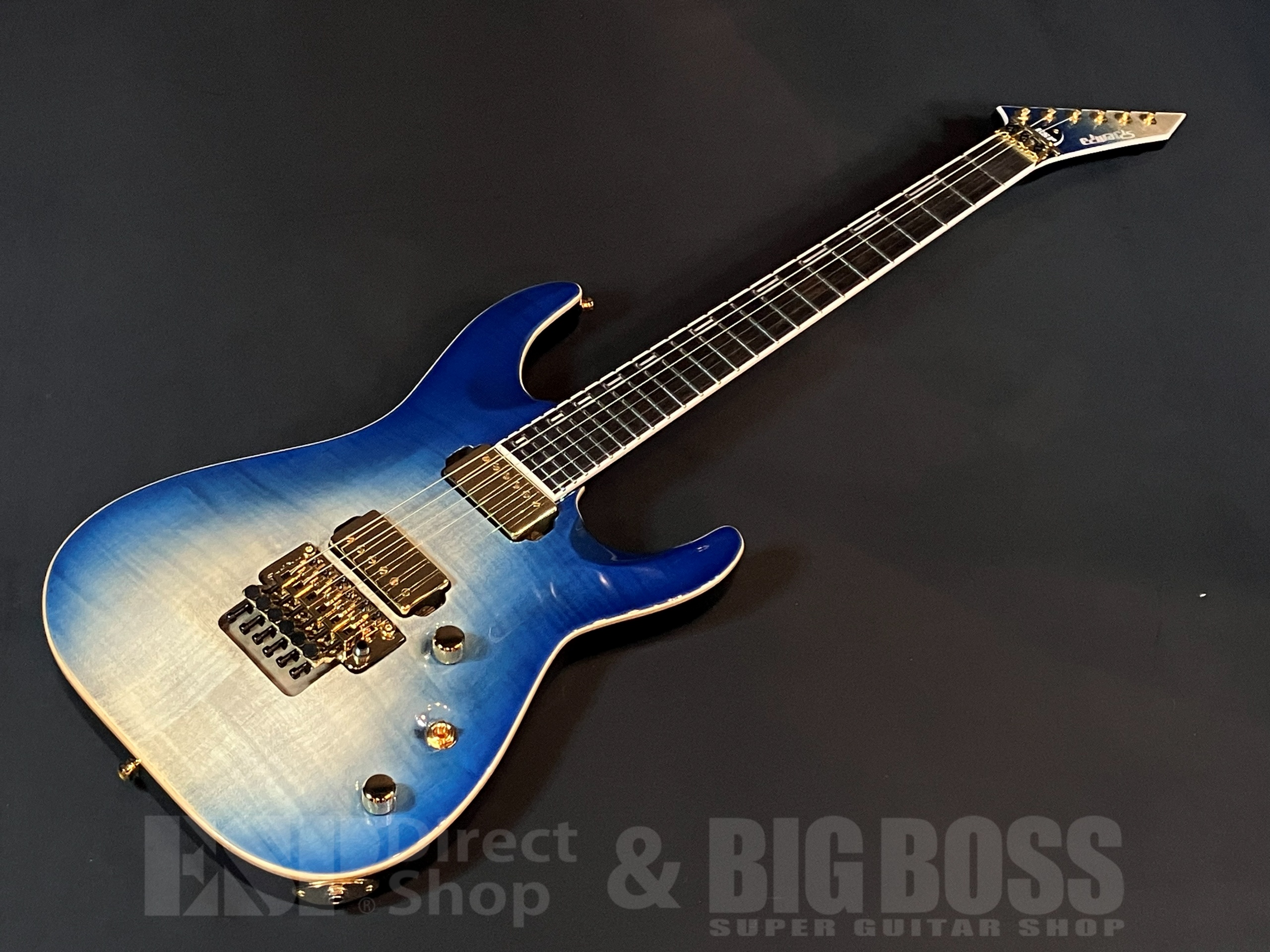 【即納可能】EDWARDS(エドワーズ) E-HORIZON-CTM 50TH / Black Aqua Burst C/Blue Pearl Back 大阪店