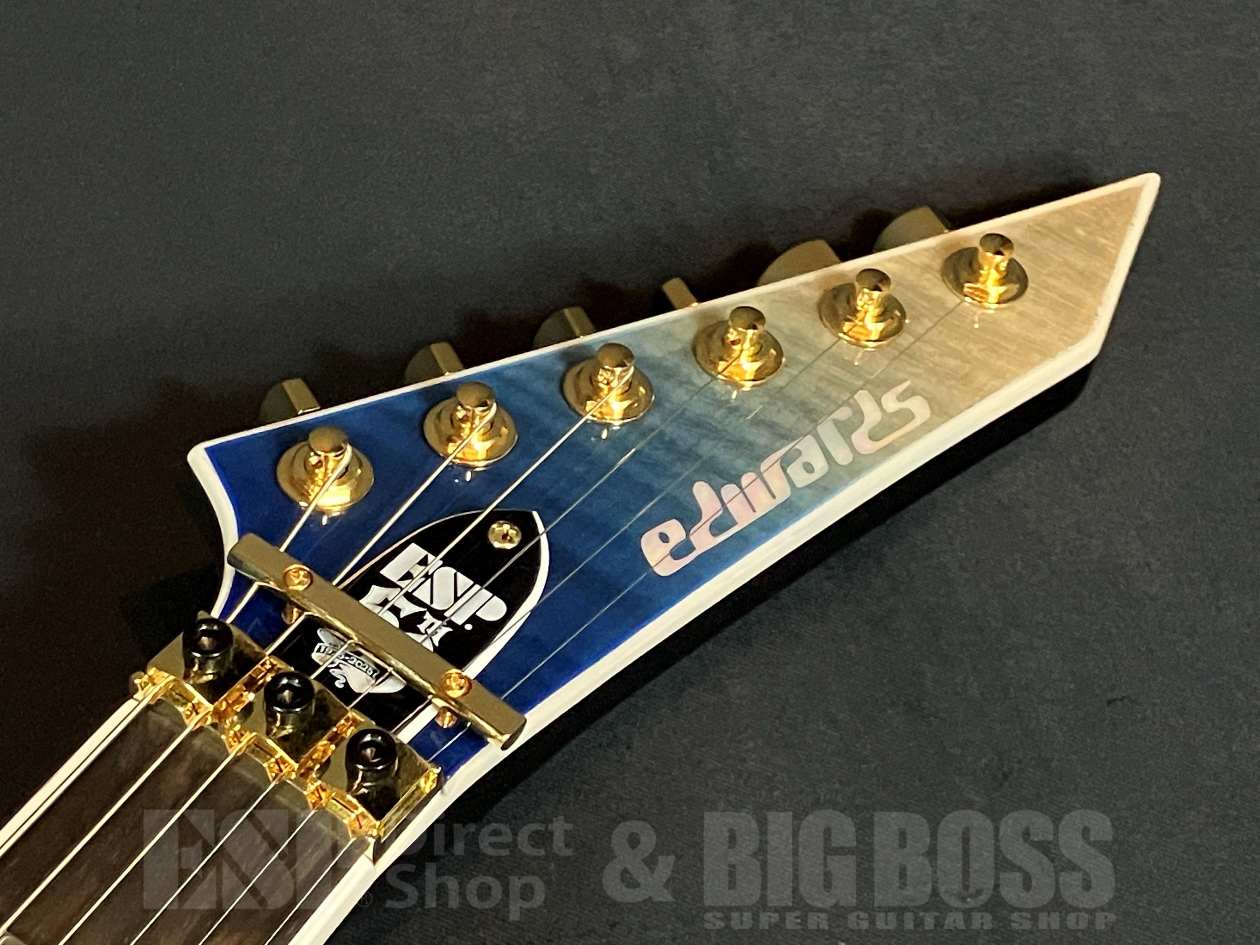 【即納可能】EDWARDS(エドワーズ) E-HORIZON-CTM 50TH / Black Aqua Burst C/Blue Pearl Back 大阪店 - 4