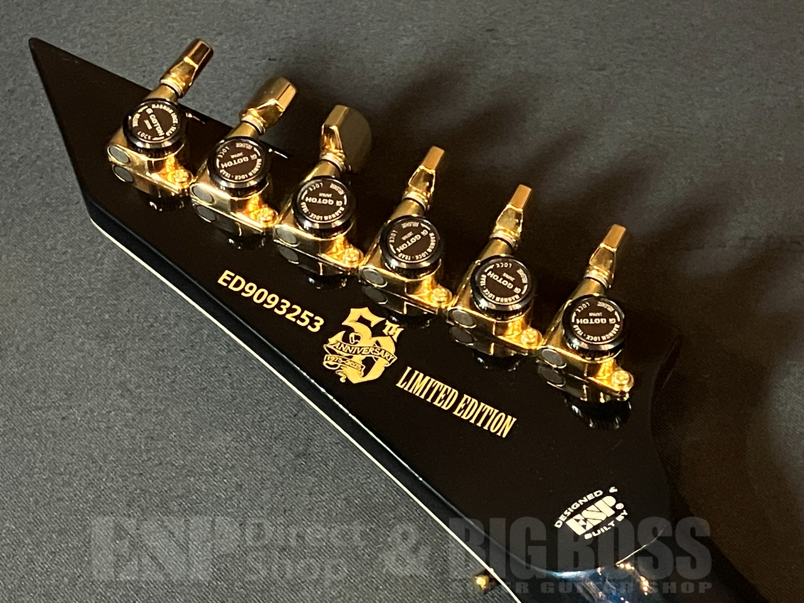 【即納可能】EDWARDS(エドワーズ) E-HORIZON-CTM 50TH / Black Aqua Burst C/Blue Pearl Back 大阪店 - 8