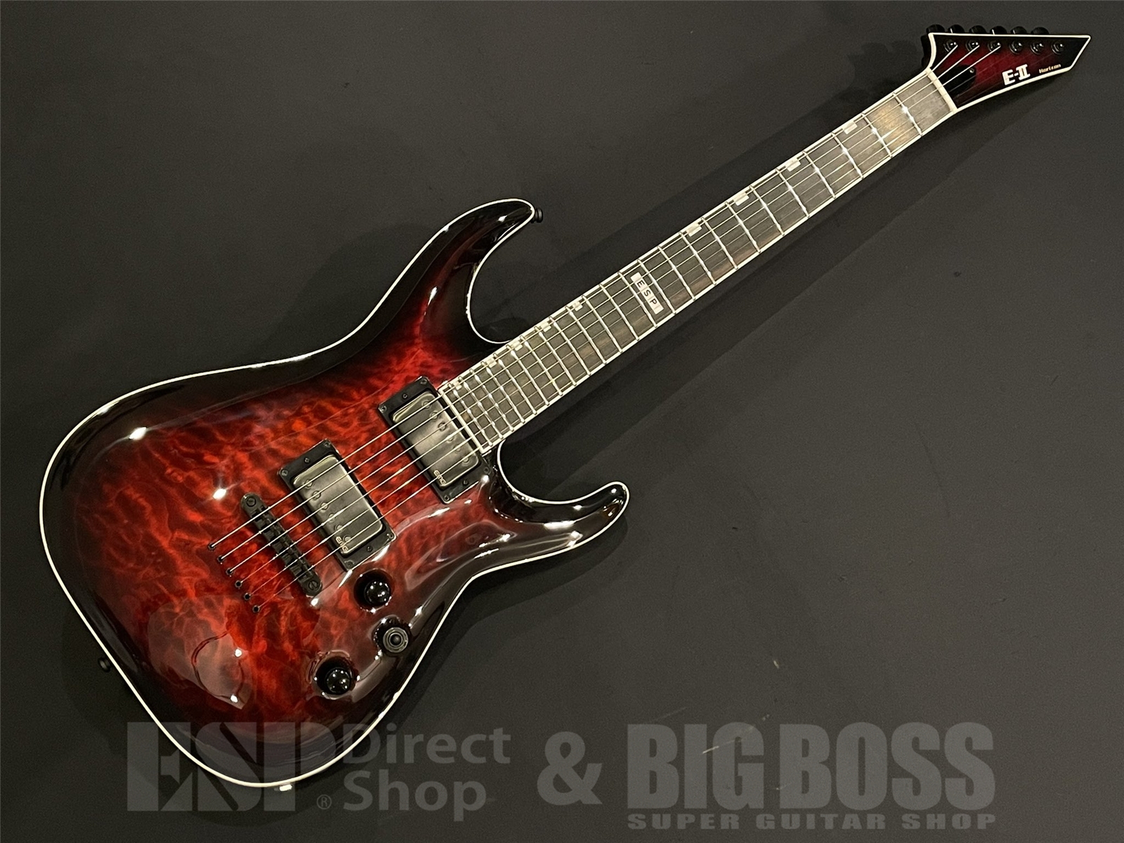 【即納可能】E-II(イーツー) HORIZON NT-II / See Thru Black Cherry Sunburst 京都店