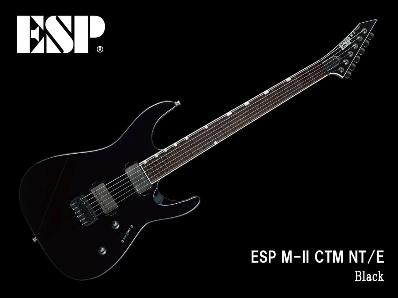 【受注生産】ESP(イーエスピー) M-II CTM NT/E (Black)