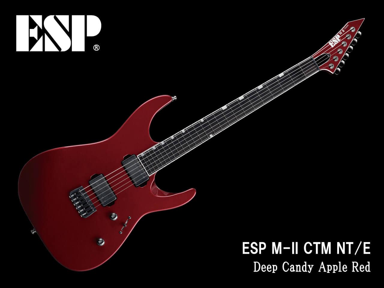 【受注生産】ESP(イーエスピー) M-II CTM NT/E (Deep Candy Apple Red)