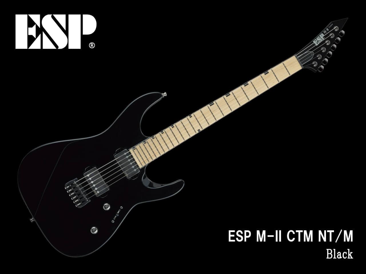 【受注生産】ESP(イーエスピー) M-II CTM NT/M (Black)