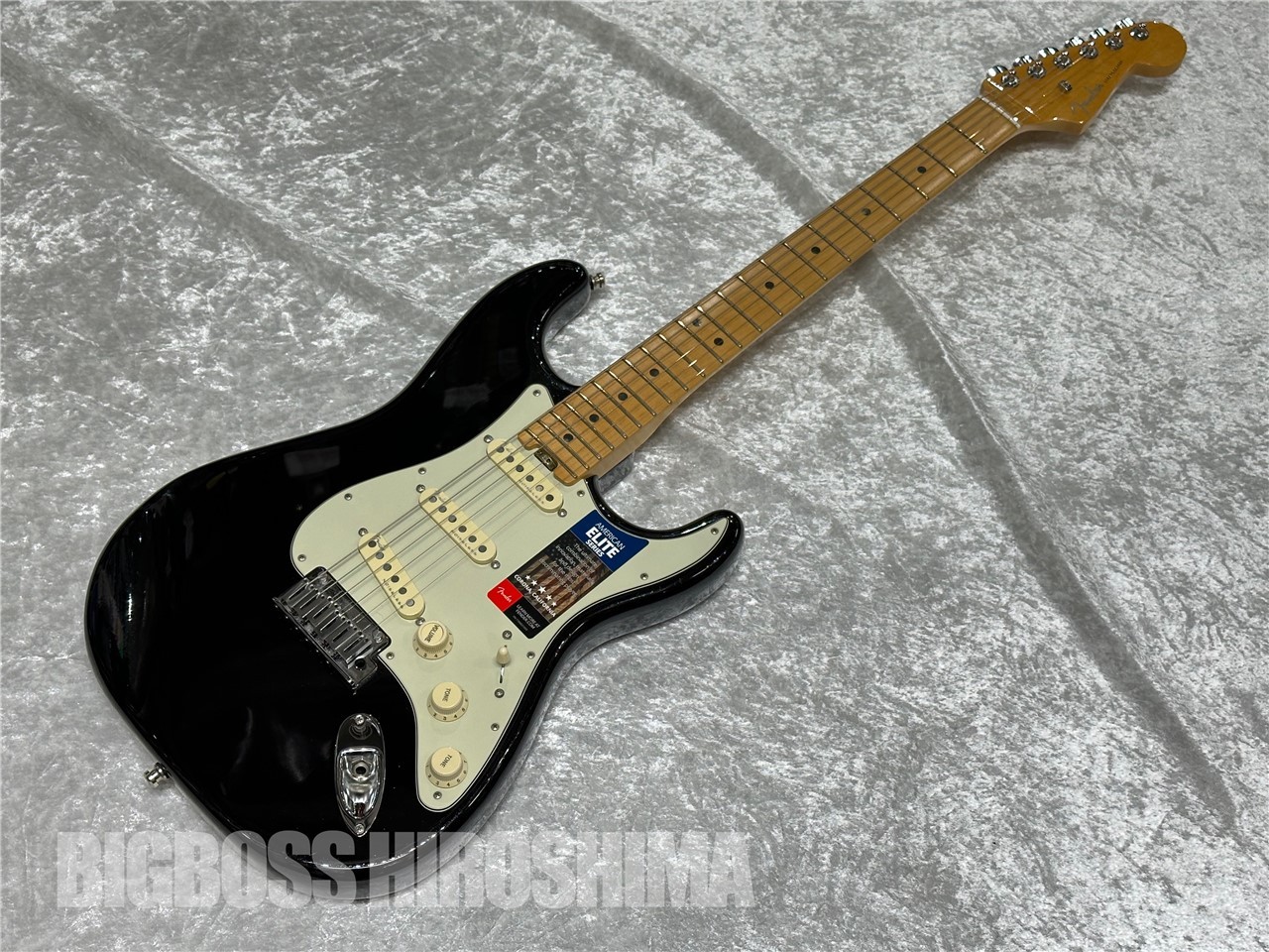 【中古品/即納可能】Fender USA American Elite Stratocaster (Mystic Black) 広島店