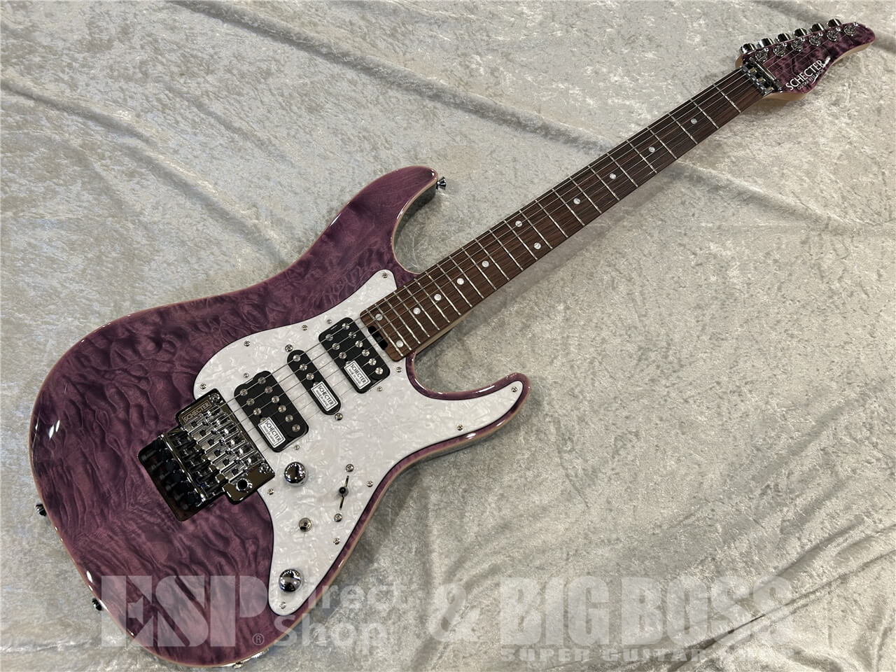【即納可能】SCHECTER(シェクター)SD-2-24-AL / See-thru Purple 仙台店