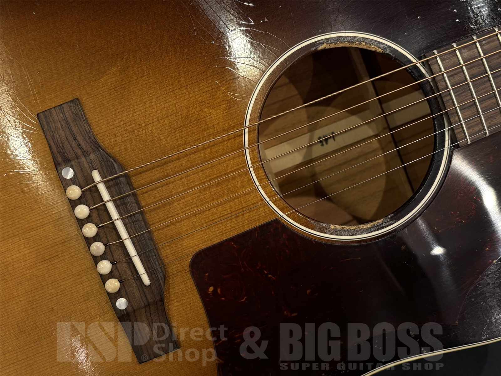 【即納可能】Gibson Custom Shop (ギブソンカスタムショップ)Murphy Lab 1955 J-45 Light Aged / Vintage Sunburst 京都店 - 3