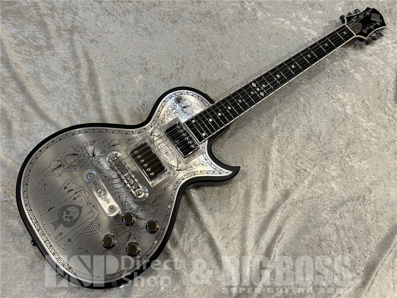 【即納可能】Zemaitis（ゼマイティス）MFG-AC-24 Aces & Eights / Black 仙台店