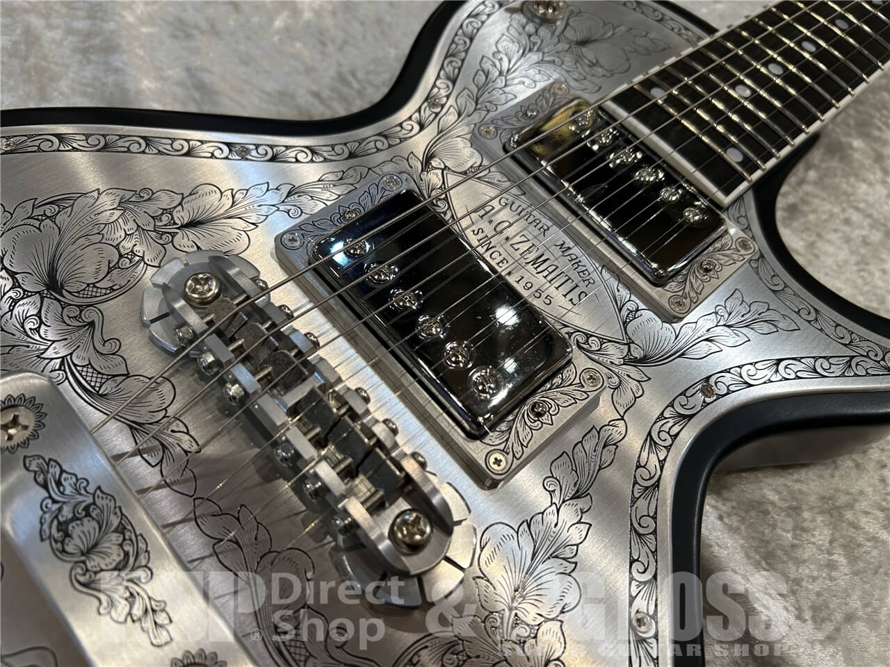 【即納可能】Zemaitis（ゼマイティス）MFG-AC-24 Aces & Eights / Black 仙台店 - 3