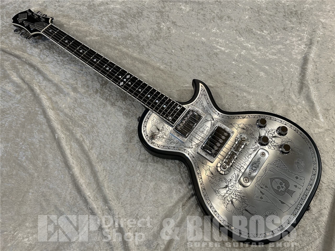 【即納可能】Zemaitis（ゼマイティス）MFG-AC-24 Aces & Eights / Black 仙台店 - 9