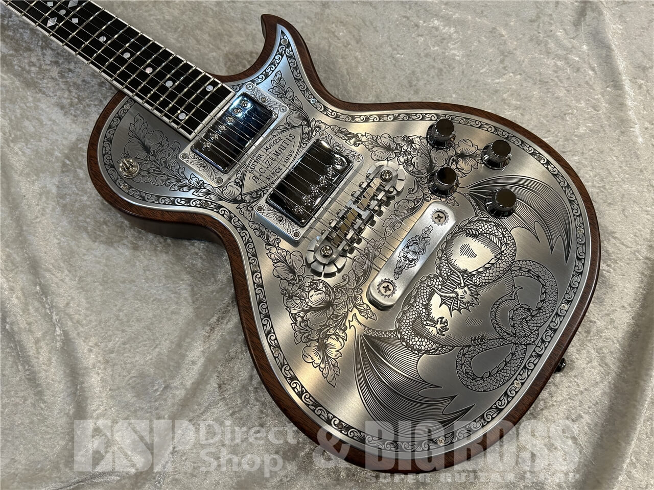 【即納可能】Zemaitis（ゼマイティス）MFG-AC-24 Aces & Eights / Black 仙台店 - 10