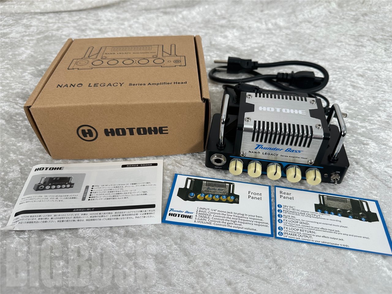 【即納可能/中古品】HOTONE(ホットトーン) NANO LEGACY Series Amplifier Head Thunder Bass (ベース用アンプヘッド) お茶の水駅前店(東京)