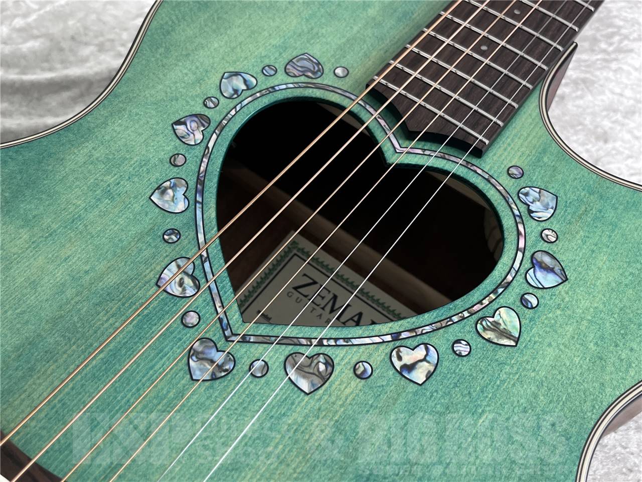 【即納可能】ZEMAITIS(ゼマイティス) CAF-90HCW/Forest Green Abalone (エレアコ) お茶の水駅前店・別館 - 5