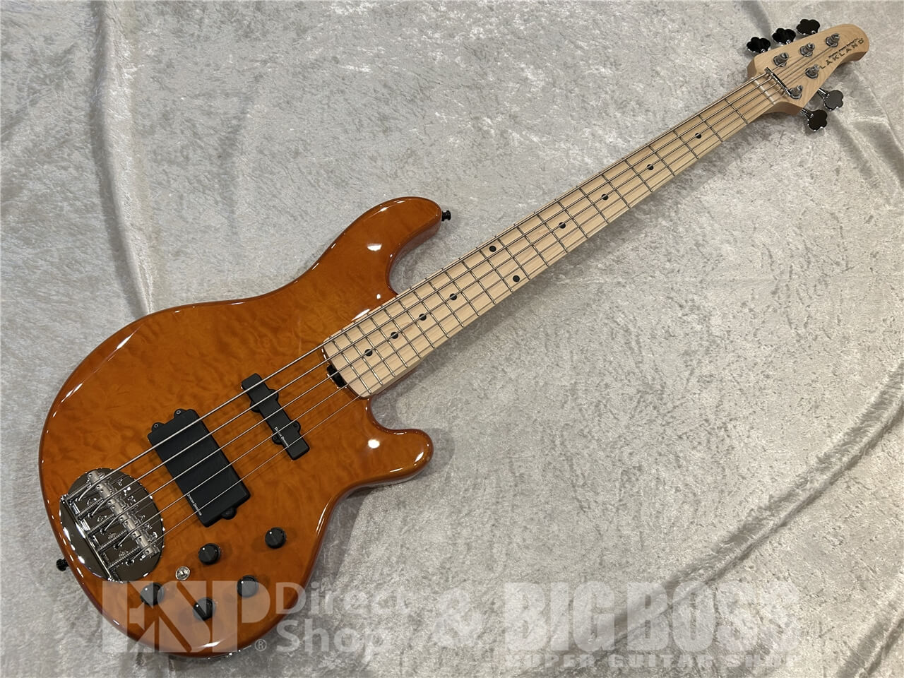 【即納可能/お客様委託品】 Lakland (レイクランド) SK-5DX / Amber Translucent / Maple FB 仙台店
