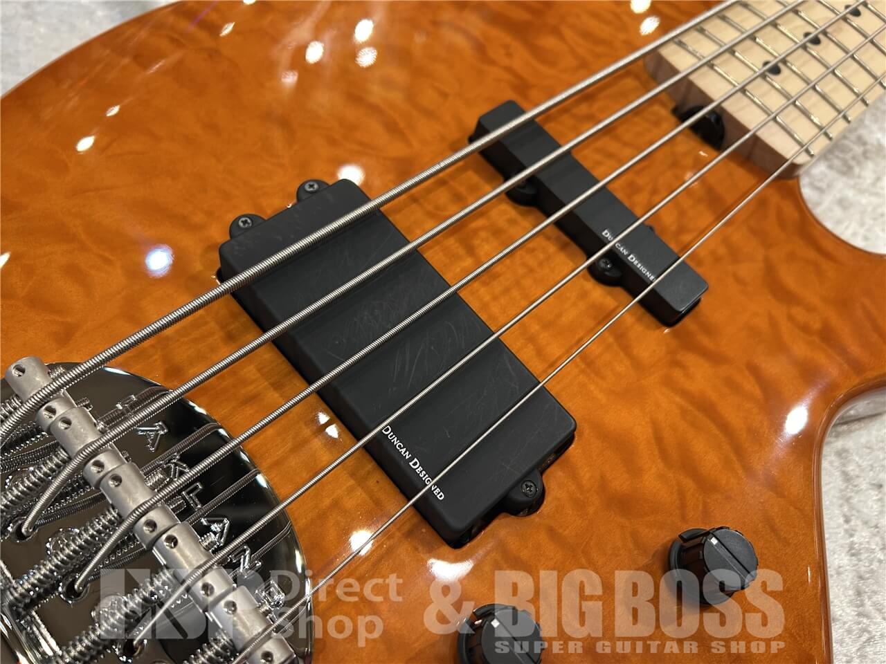 【即納可能/お客様委託品】 Lakland (レイクランド) SK-5DX / Amber Translucent / Maple FB 仙台店 - 3