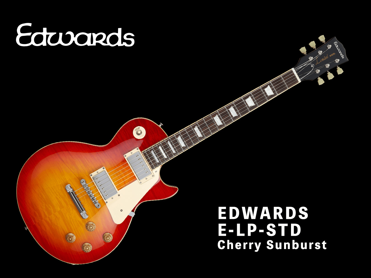 【受注生産】EDWARDS(エドワーズ) E-LP-STD Cherry Sunburst