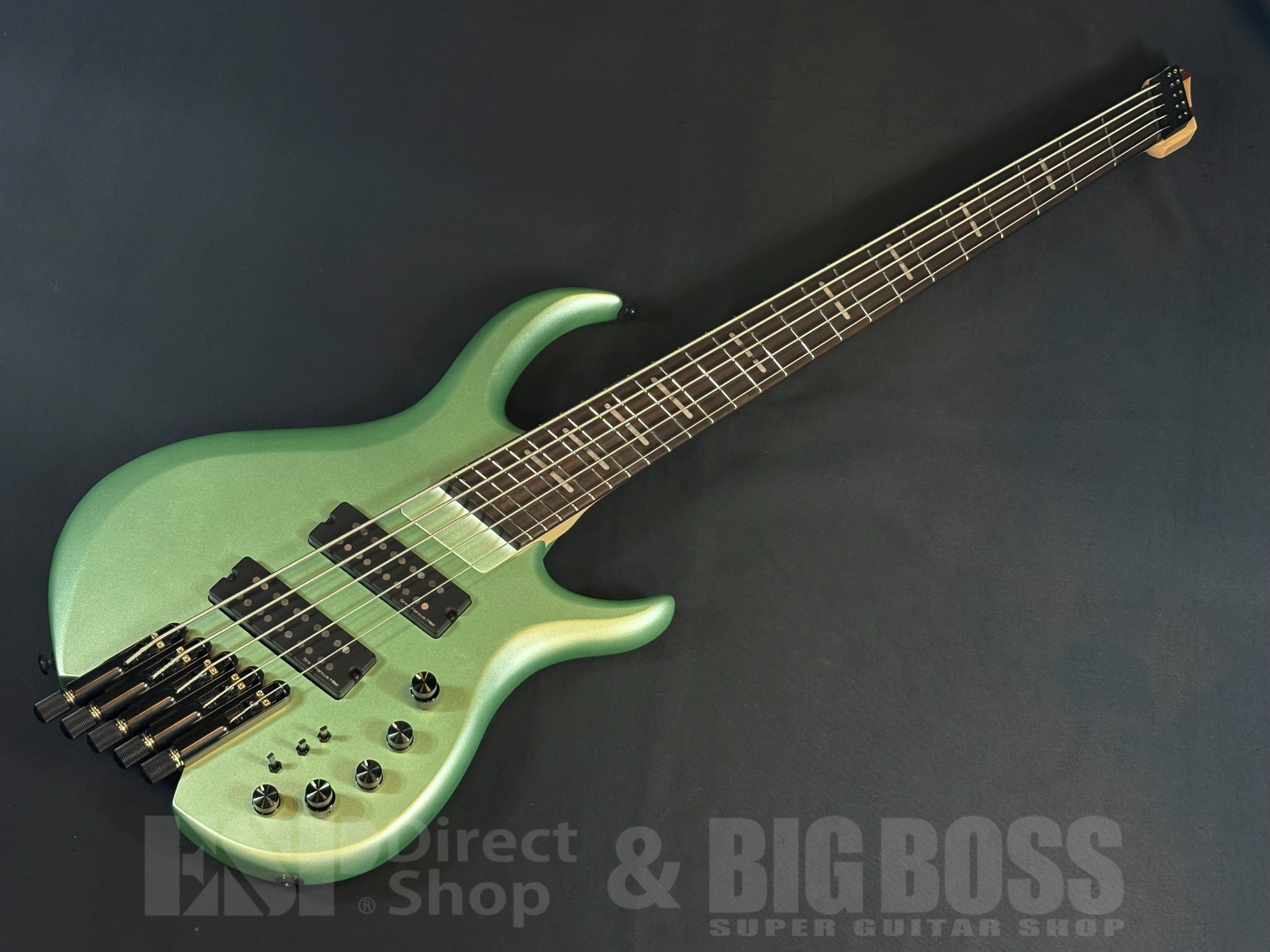 【即納可能】Sire Marcus Miller M6 5-String Headless Surf Green Metallic Satin 大阪店