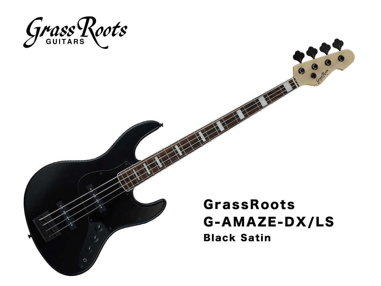 受注生産】GrassRoots(グラスルーツ) G-AMAZE-DX/LS (Black Satin