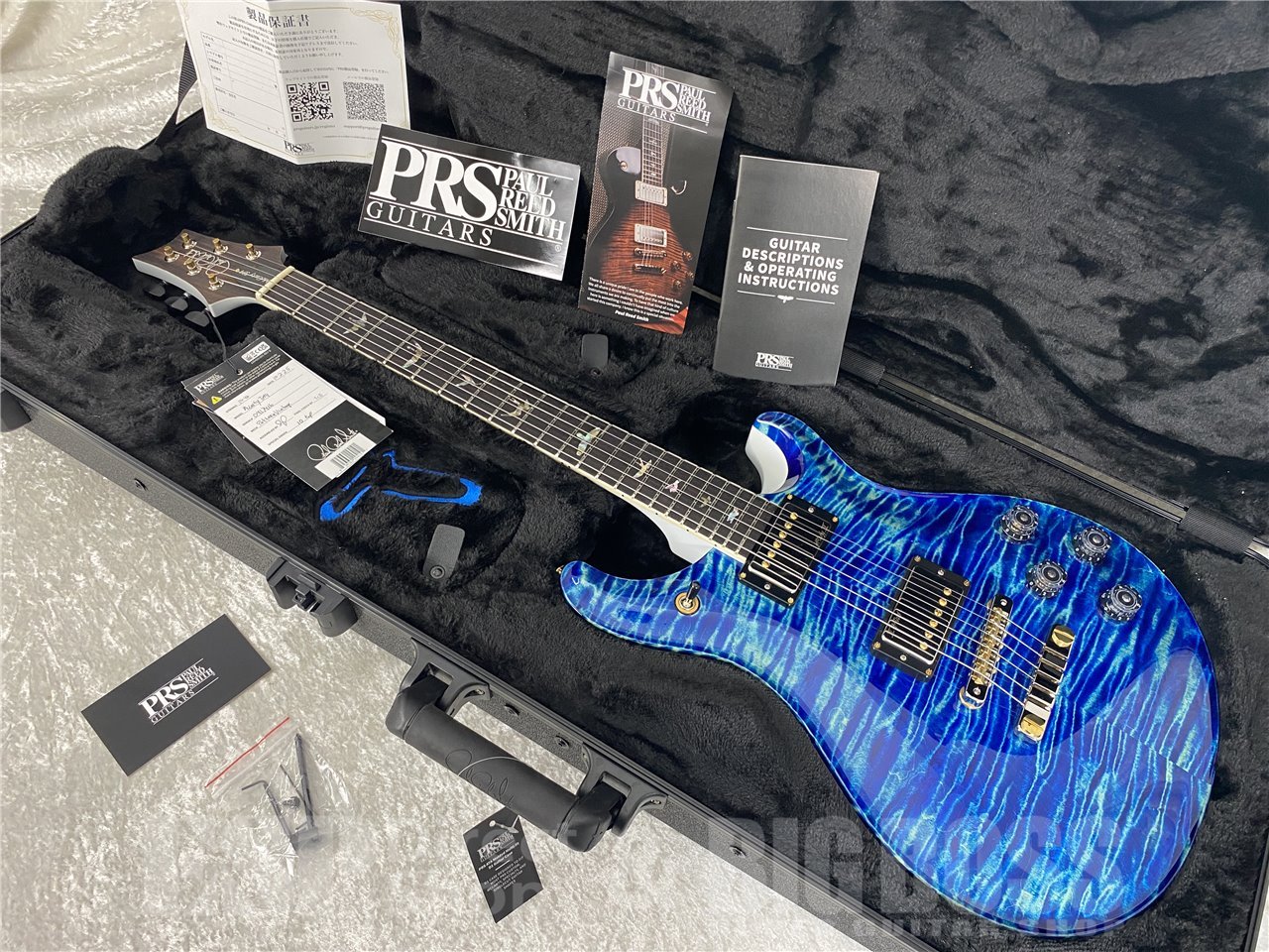 【即納可能】Paul Reed Smith  (ポールリードスミス/PRS) McCarty 594 Flame Maple 10 TOP / River Blue Pearl (2025年製 S/N0417416) - 11