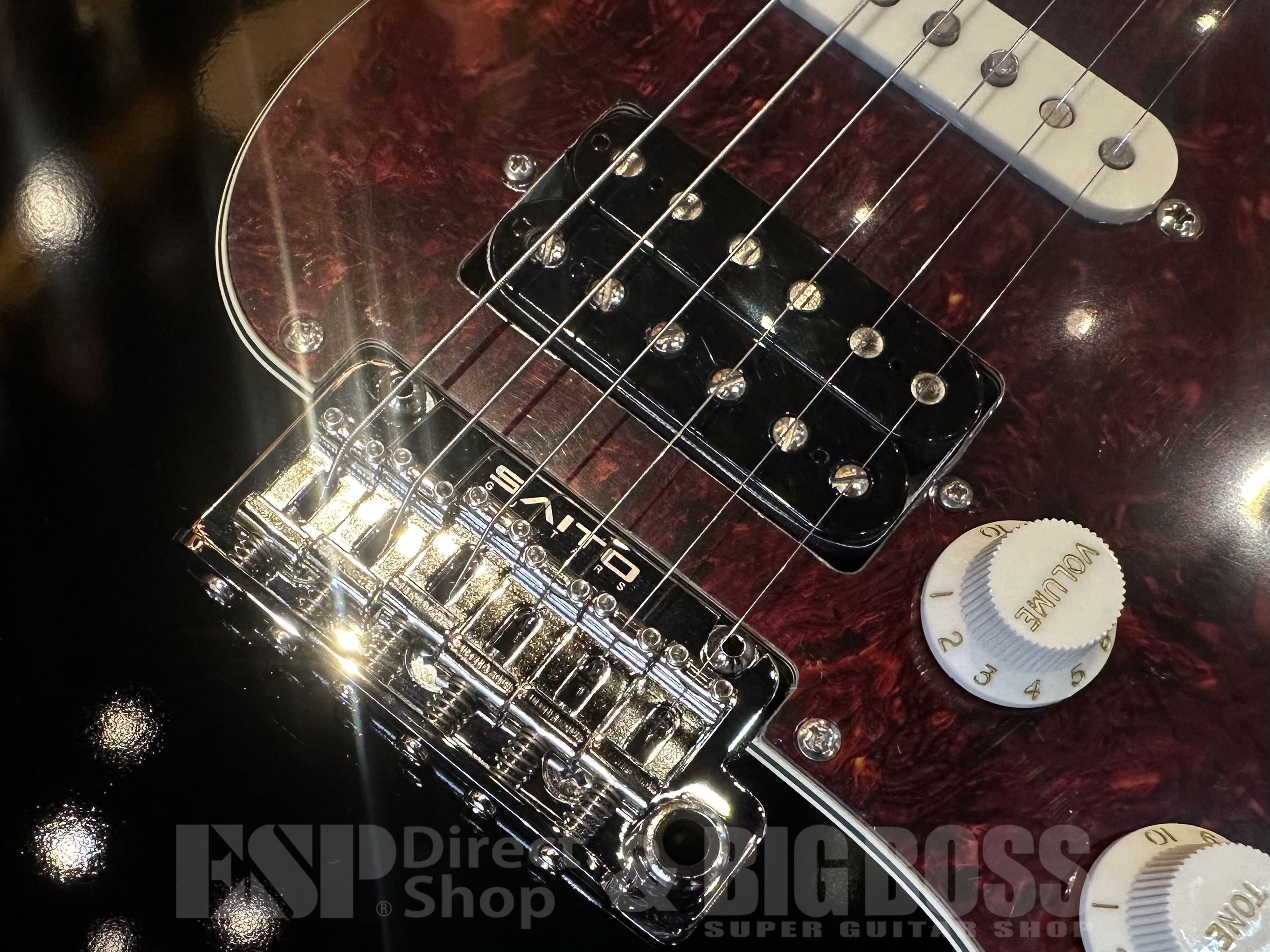 【即納可能】SAITO GUITARS (サイトウギターズ) SG S-622CSH MRA SH【Black/Tortoise】福岡店 - 4