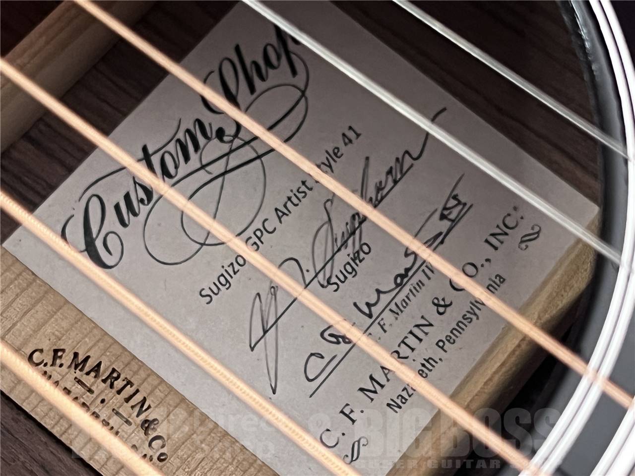 【即納可能/中古品】Martin(マーティン) SUGIZO GPC Artist Style 41 (アコースティックギター) お茶の水駅前店・別館 - 10