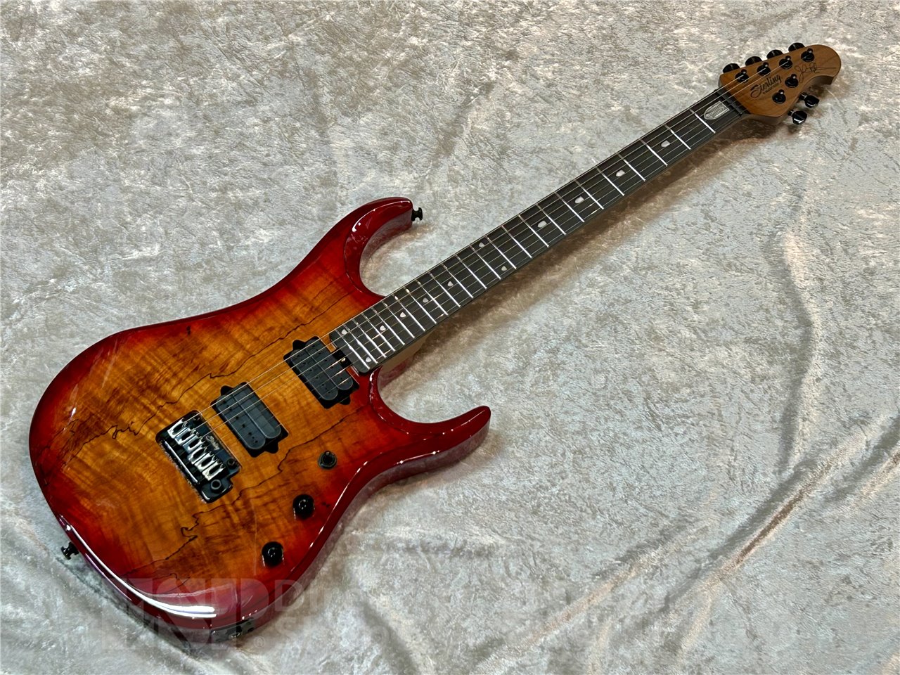 【即納可能】Sterling by MUSICMAN (スターリン バイ ミュージックマン) JP150 DiMarzio (Blood Orange Burst) 広島店
