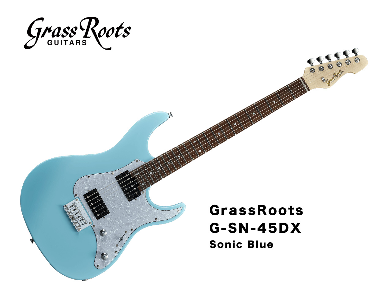 GrassRoots G-SN-45DX SW Snow White エレキギター【グラス