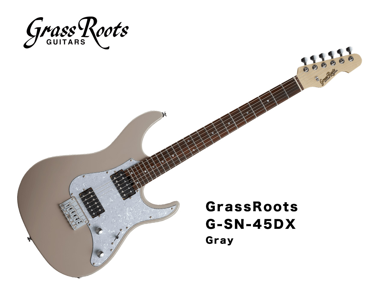 【受注生産】GrassRoots(グラスルーツ) G-SN-45DX (Gray/スポットカラー)