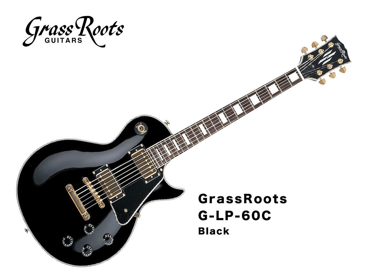 受注生産】GrassRoots(グラスルーツ) G-LP-60C / Black | 【ESP直営