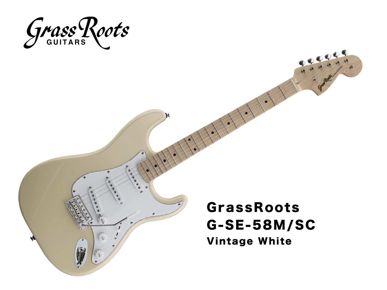 受注生産】GrassRoots(グラスルーツ) G-SE-58M/SC / Vintage White