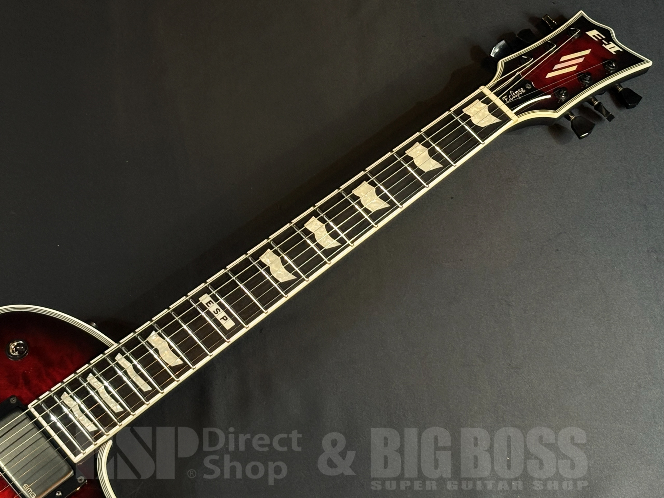 【即納可能/中古品】E-II (イーツー) EC QM / See Thru Black Cherry Sunburst 大阪店 - 5