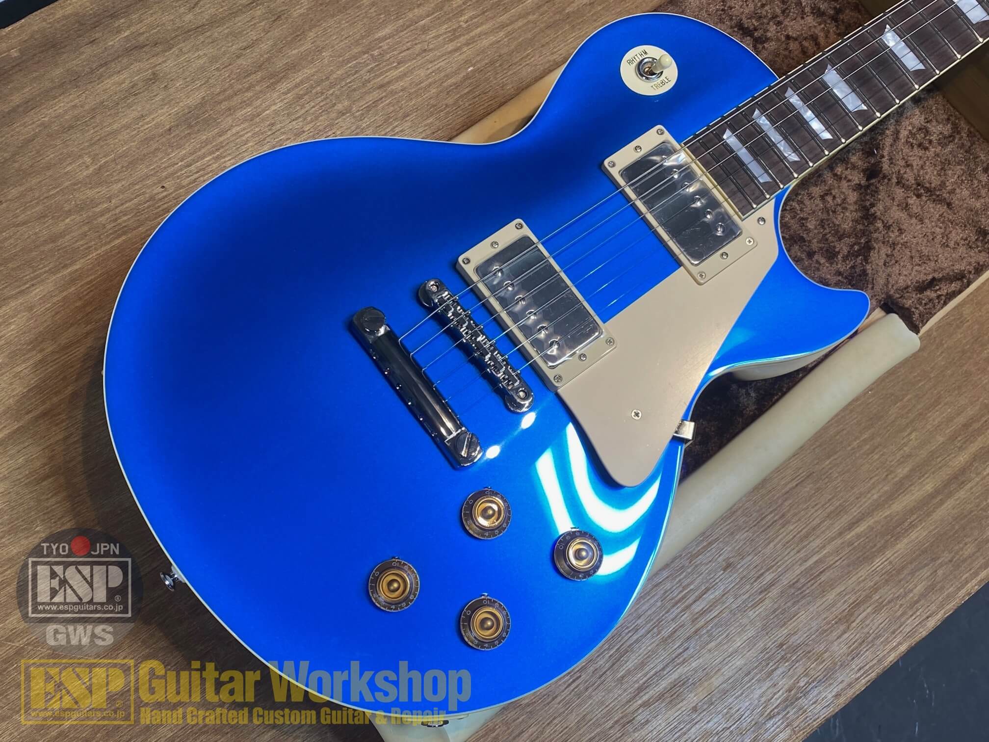 【即納可能】Three Dots Guitars （スリードッツ）LP/Sapphire Blue Metallic GWS
