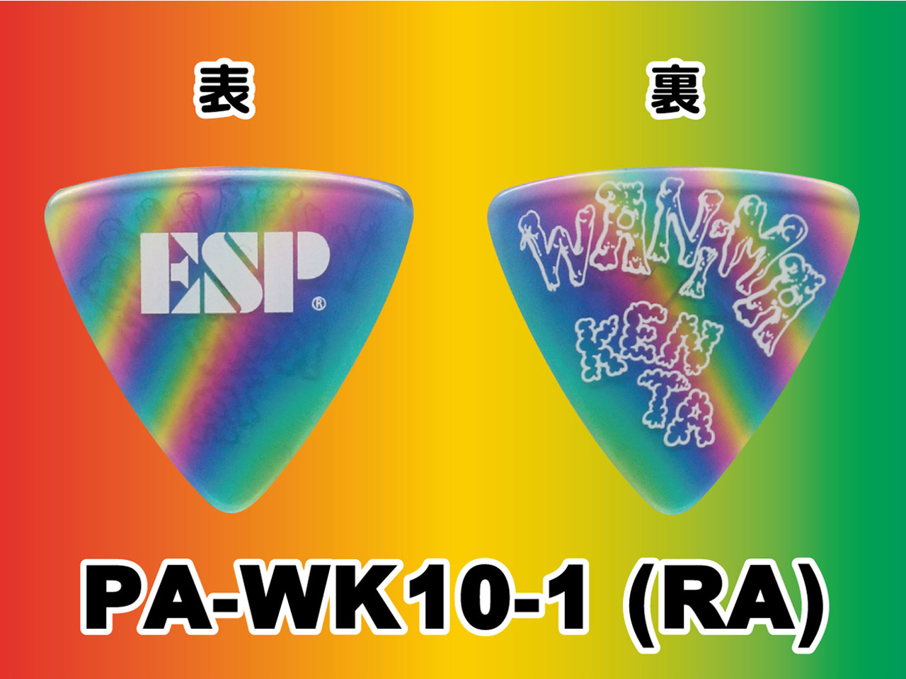 ESP(イーエスピー) Artist Pick Series PA-WK10-1 (WANIMA/KENTA Model)＆”ハメパチ” セット