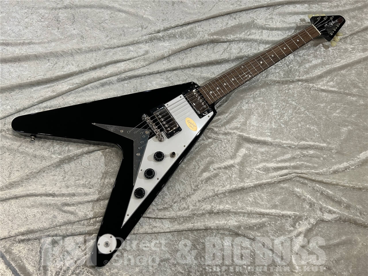【即納可能】Epiphone（エピフォン）Flying V / Ebony 仙台店