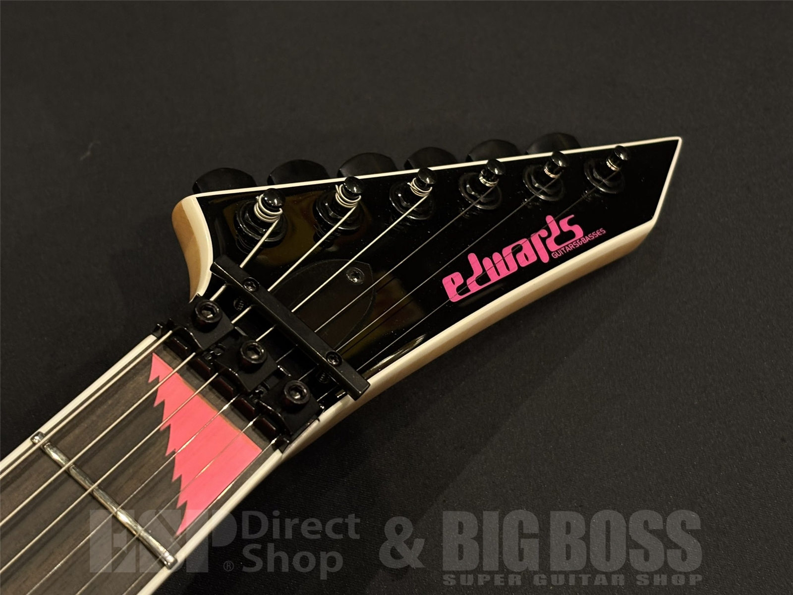 【即納可能】EDWARDS (エドワーズ) E-ALEXI PINK SAWTOOTH / Black with Pink Pin Stripe 京都店 - 6