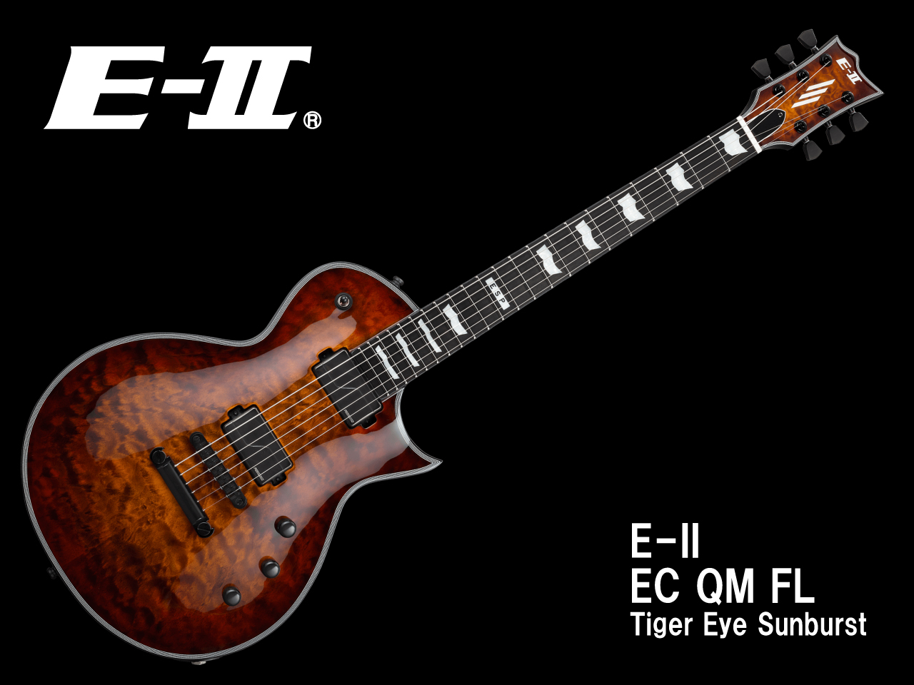 【受注生産】E-II(イーツー) EC QM FL / Tiger Eye Sunburst