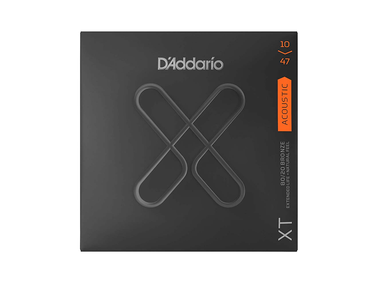 D'Addario(ダダリオ) XT ACOUSTIC 80/20 BRONZE, EXTRA LIGHT / XTABR1047 (アコースティックギター弦)