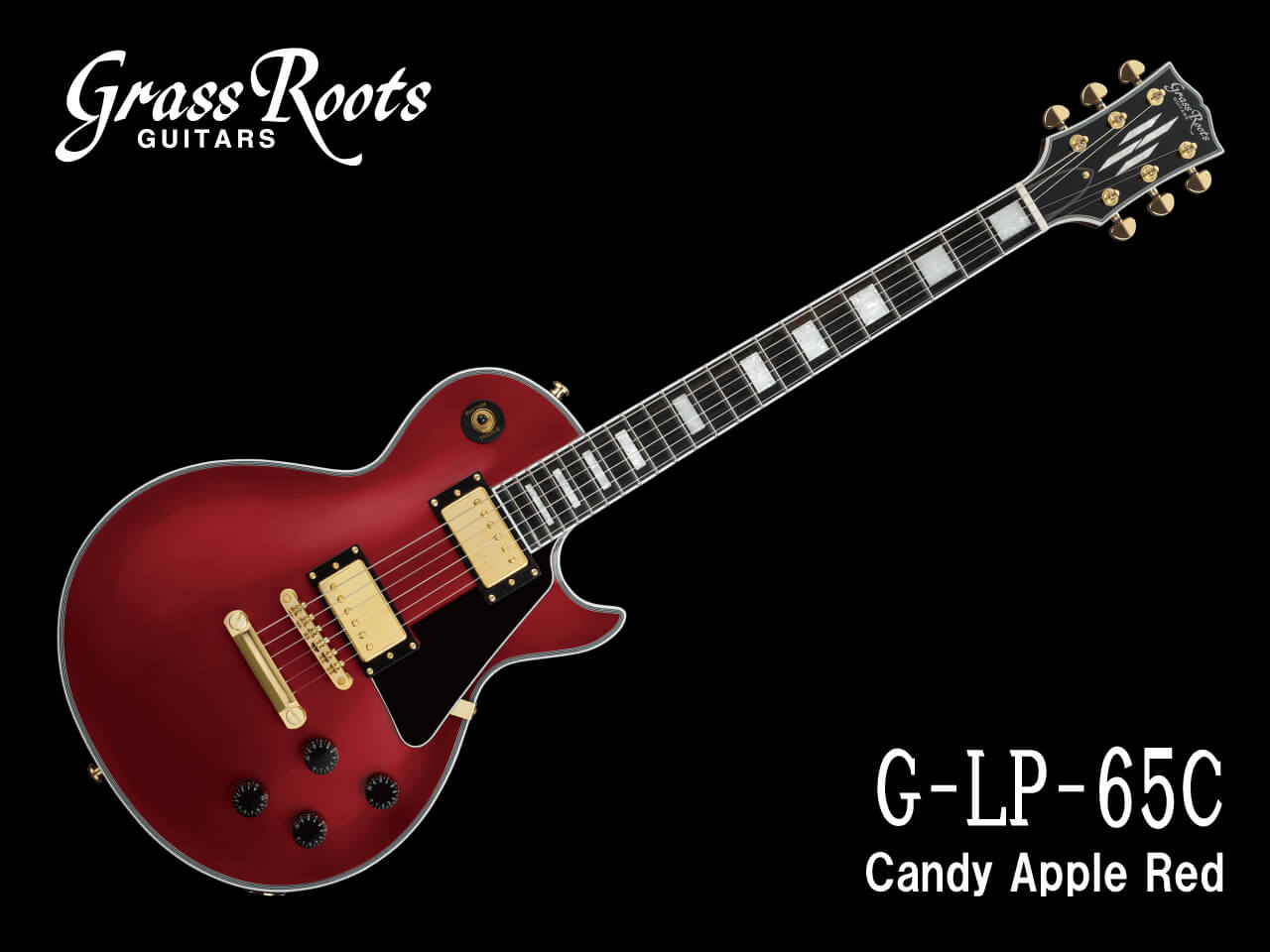 【即納可能】GrassRoots(グラスルーツ) G-LP-65C / Candy Apple Red (スポットモデル) 駅前店