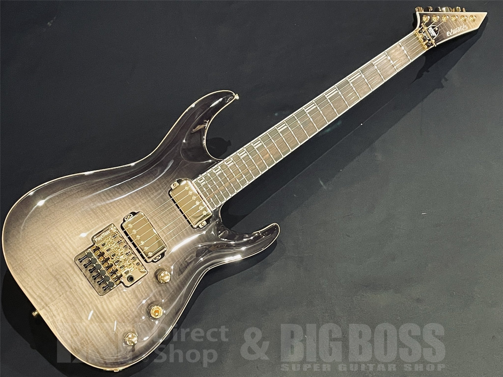 【即納可能】EDWARDS(エドワーズ) E-HORIZON-CTM 50TH / Ash Black Burst C/Black Pearl Back 京都店