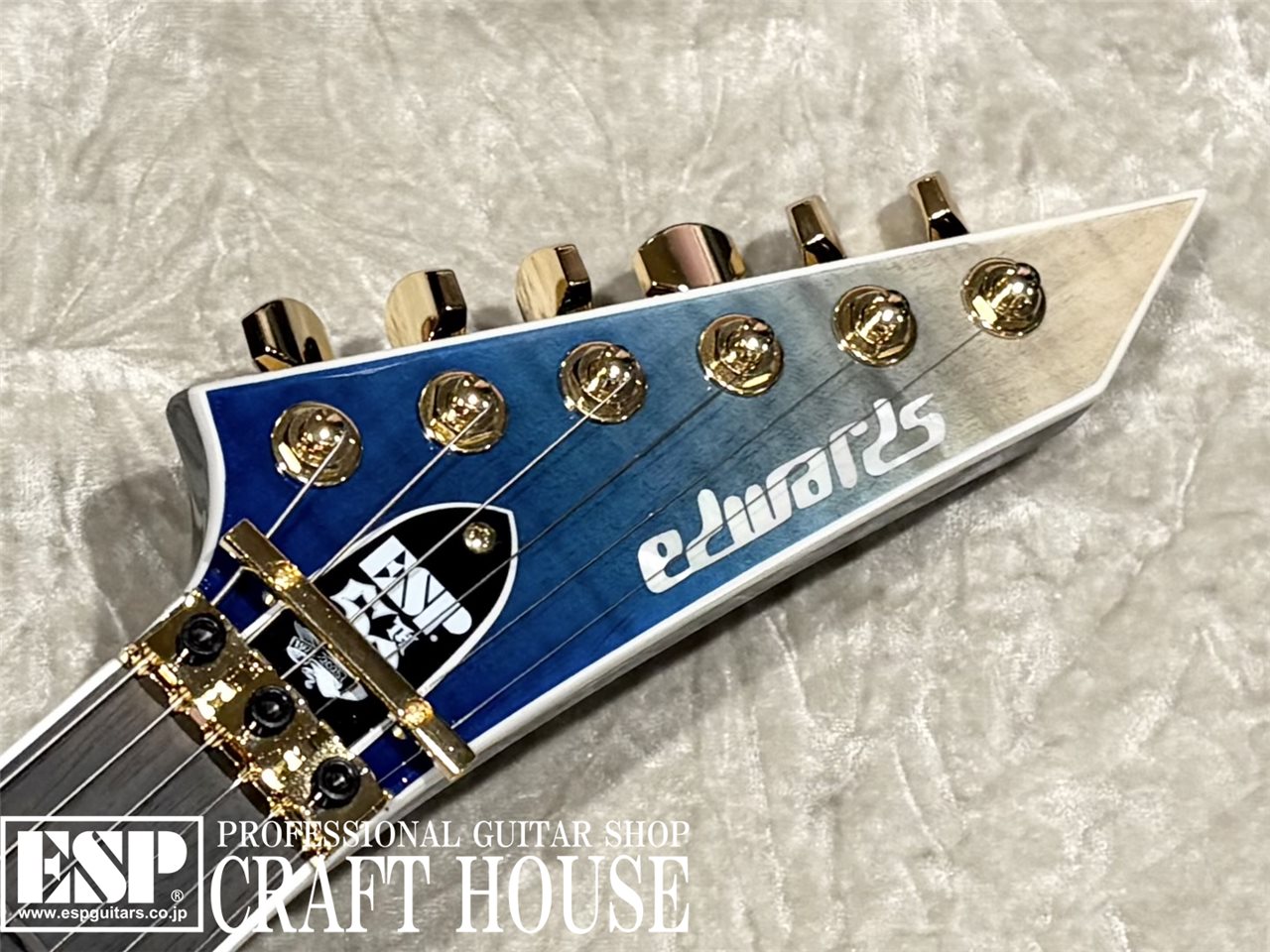 【即納可能】	EDWARDS E-HORIZON-CTM 50TH / Black Aqua Burst C / Blue Pearl Back 渋谷店 - 4