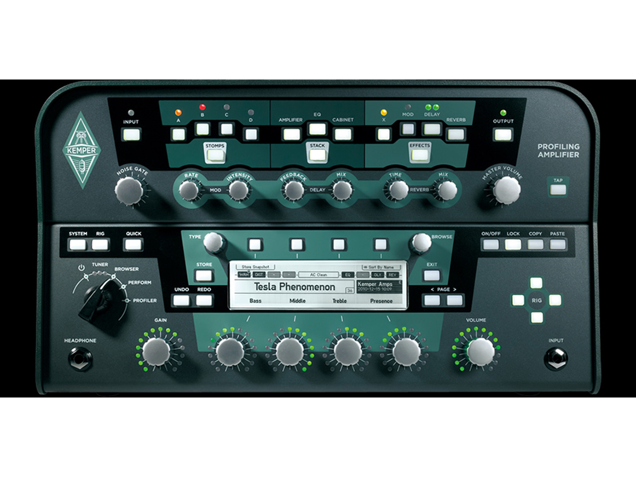 【お取寄せ商品】<br>Kemper PROFILER POWERHEAD<br>(アンププロファイラー/マルチエフェクター)(ケンパー)