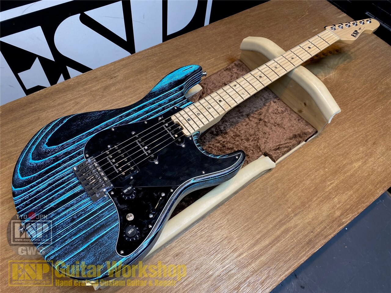 【即納可能】ESP SNAPPER-AS/M DRIFTWOOD Series/Black w/ Blue Fille/ GWS