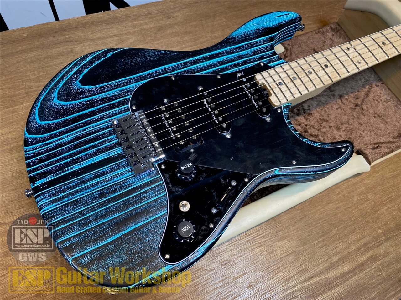 【即納可能】ESP SNAPPER-AS/M DRIFTWOOD Series/Black w/ Blue Fille/ GWS