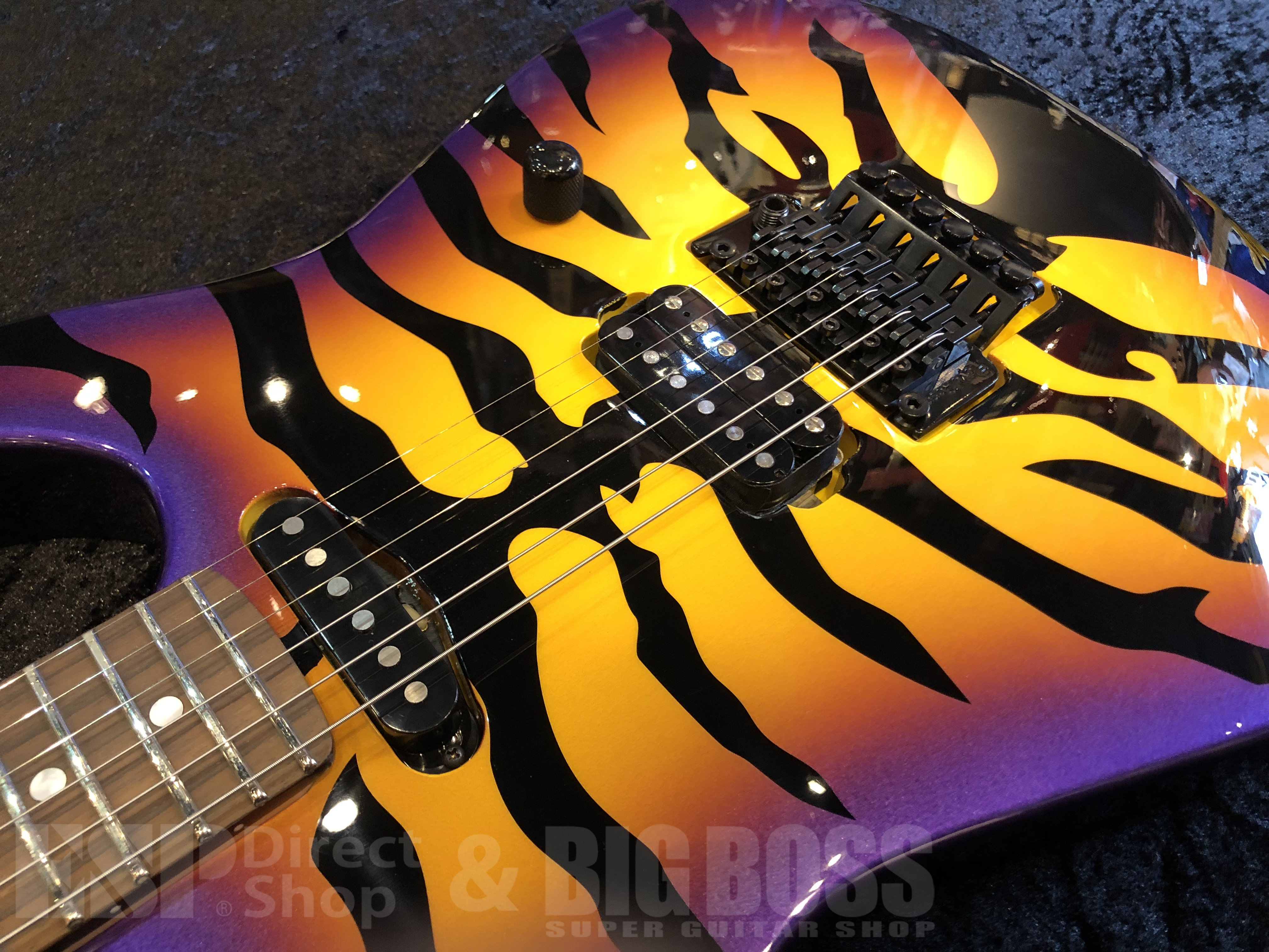 【USED/即納可能】EDWARDS (エドワーズ) E-PURPLE TIGER【Purple Sunburst Tiger Graphic】 (DOKKEN/George Lynchモデル) 福岡店 - 4