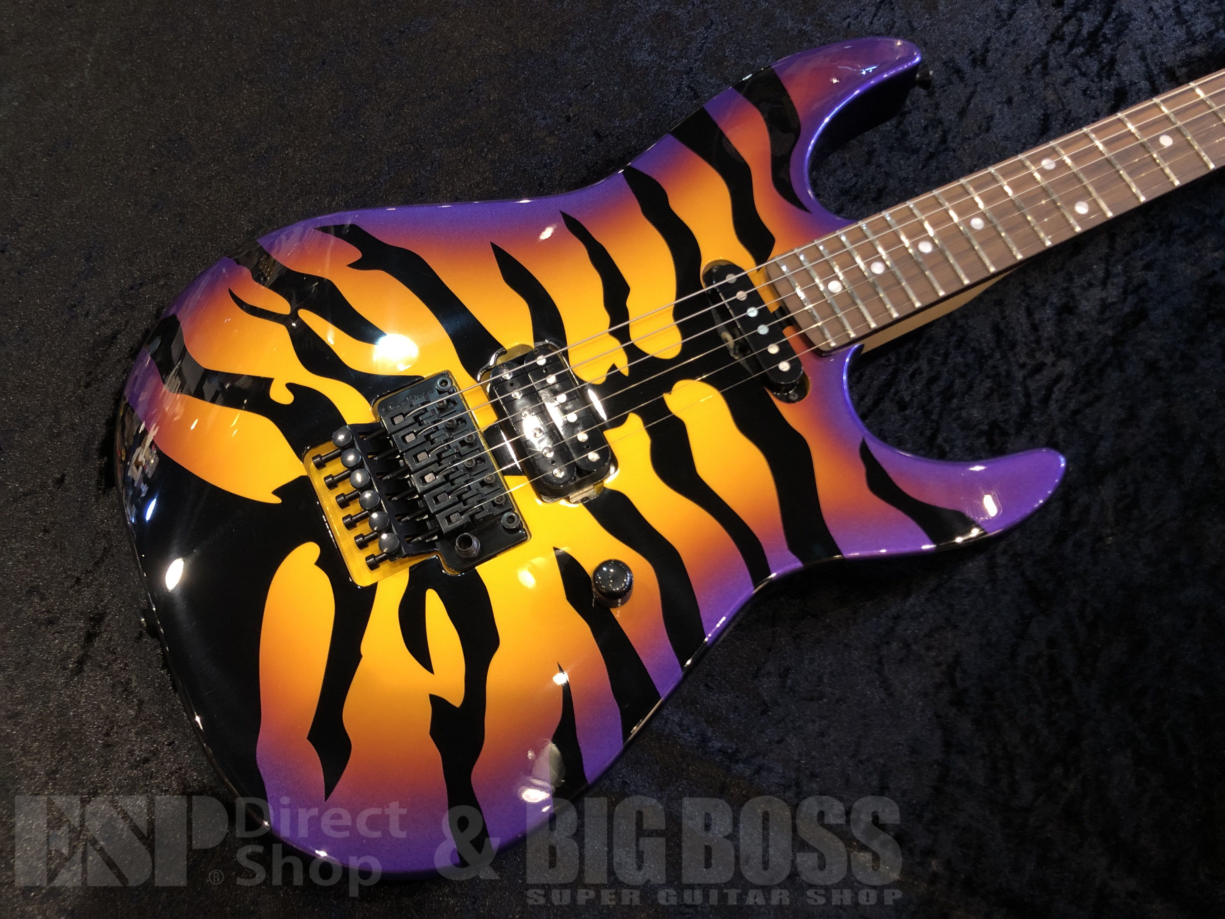 【USED/即納可能】EDWARDS (エドワーズ) E-PURPLE TIGER【Purple Sunburst Tiger Graphic】 (DOKKEN/George Lynchモデル) 福岡店 - 2