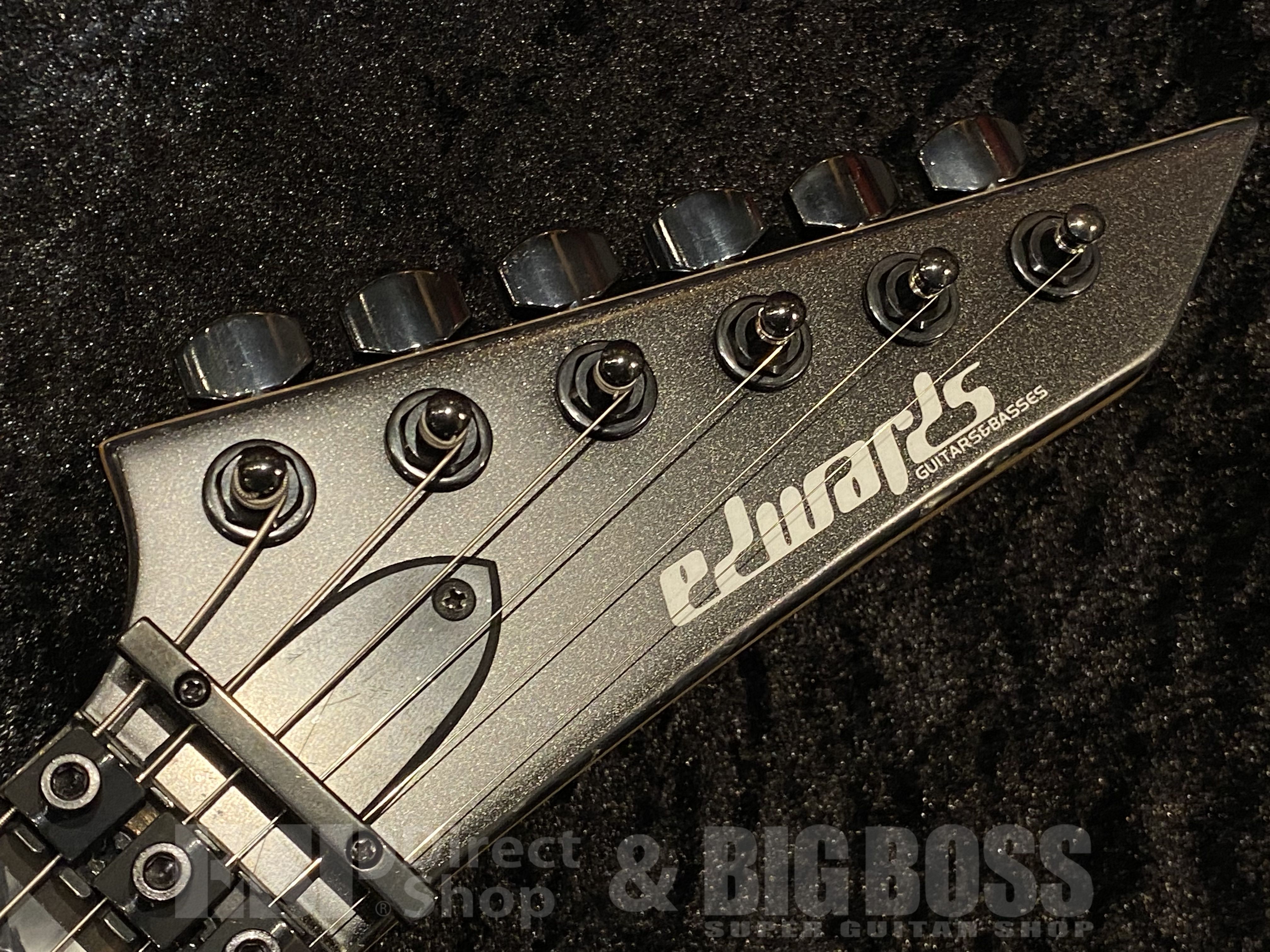 【即納可能】EDWARDS(エドワーズ) E-ALEXI BLACKY【Metallic Black Satin with Gloss Black Pinstripe】福岡店 - 5