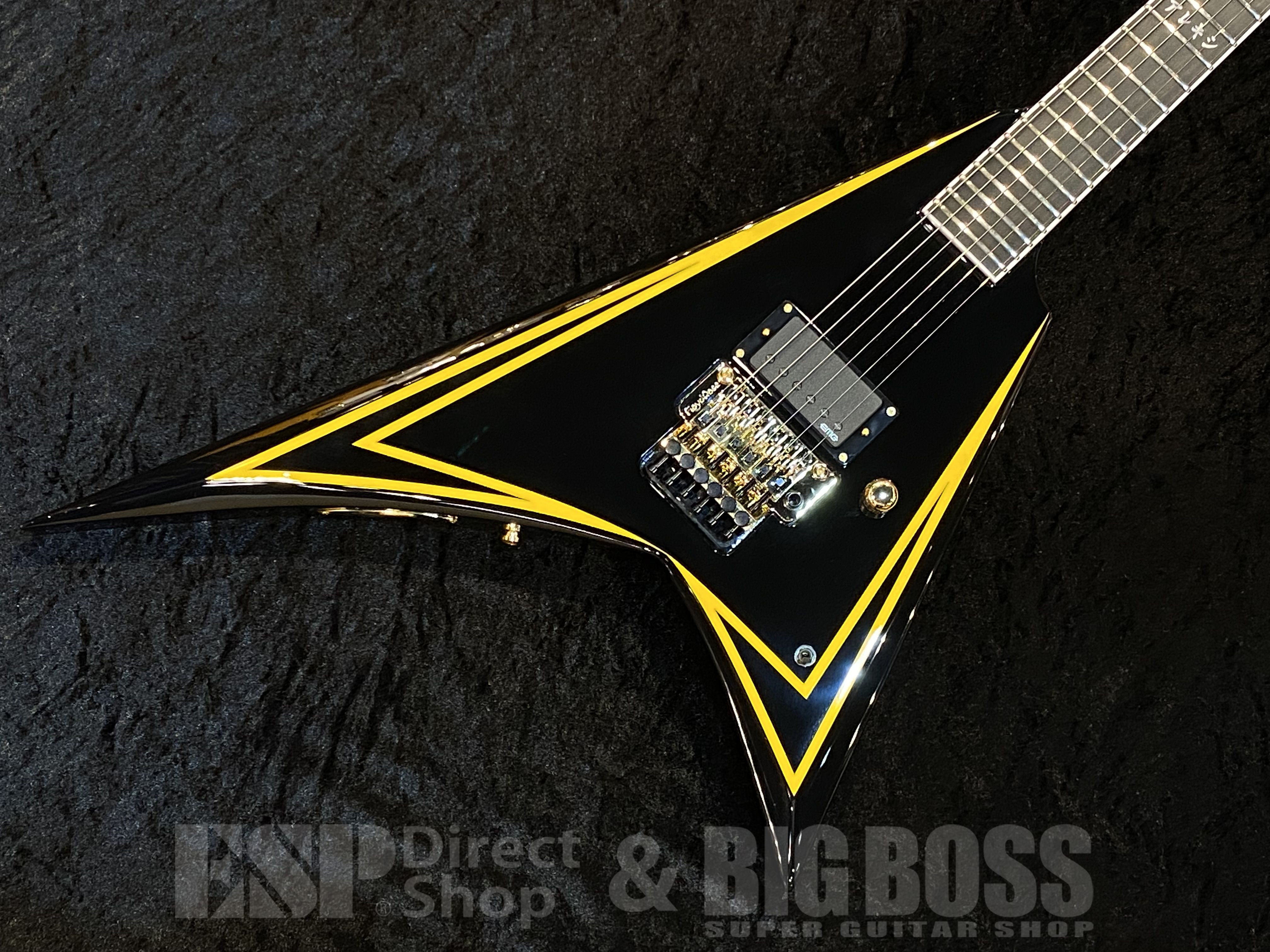 【即納可能】EDWARDS(エドワーズ) E-ALEXI KATAKANA【Black with Yellow Pinstripe】 - 2